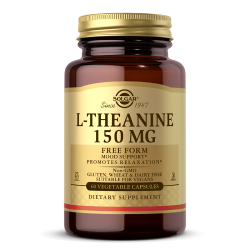L-Theanine (L-теанин в свободной форме) 150 мг 60 капсул (Solgar)