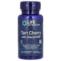 Tart Cherry with CherryPURE 480 мг 60 вегетарианских капсул (Life Extension)
