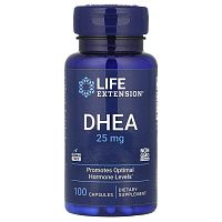 DHEA (ДГЭА) 25 мг 100 капсул (Life Extension)