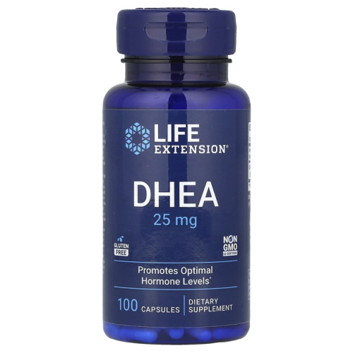 DHEA (ДГЭА) 25 мг 100 капсул (Life Extension)