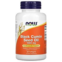 Black Cumin Seed Oil (масло семян черного тмина) 1000 мг 60 капсул (NOW)