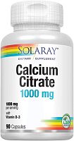 Calcium Citrate with D3 (Цитрат кальция с витамином D-3)1000 мг 90 капсул (Solaray)