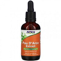 Pau D'Arco Extract Liquid (Кора Муравьиного Дерева) 60 мл (NOW)