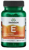 Vitamin E Natural (Витамин Е - Натуральный) 200 МЕ (134,2 мг) 100 капс (Swanson)