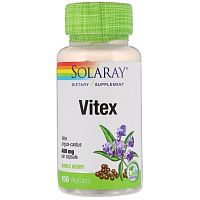 Vitex (Целомудренник) 400 мг 100 капсул (Solaray)
