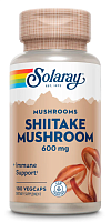 Shiitake Mushroom (Гриб Шиитаке) 600 мг 100 капсул (Solaray)