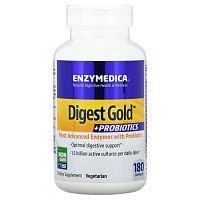 Digest Gold + пробиотики 180 капсул (Enzymedica)