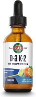 D-3 K-2 DropIns Emulsion 500 мкг 5000 МЕ 59 мл (KAL)
