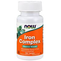 Iron Complex (Комплекс Железа) 100 таблеток (NOW)