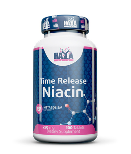 Niacin Time Release (Ниацин Временное высвобождение) 250 мг 100 таблеток (Haya Labs)