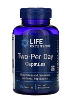 Витамины Two-Per-Day Multivitamin 60 капс (Life Extension)