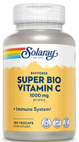 Super Bio Vitamin C витамин C медленного высвобождения 100 капсул (Solaray)
