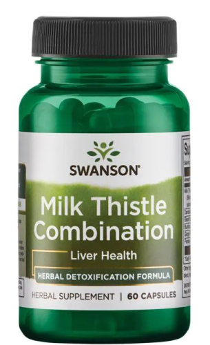 Milk Thistle Combination (Комбинация расторопши) 60 капсул (Swanson)