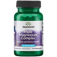 Triple Magnesium Complex (Тройной магниевый комплекс) 400 мг 30 капсул (Swanson)