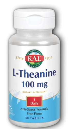L-Theanine (L-теанин) 100 мг 30 таблеток (KAL)