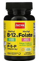 Methyl B-12 & Methyl Folate (Метил B-12 и метилфолат) лимон 100 жевательных таблеток) (Jarrow Formulas)