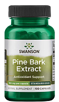 Pine Bark Extract (Экстракт сосновой коры - стандартизированный) 50 мг 100 капсул (Swanson)