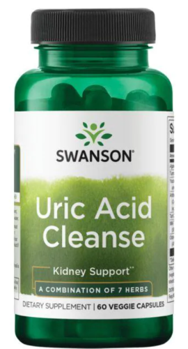 Uric Acid Cleanse (очищает от мочевой кислоты) 60 вег капсул (Swanson)