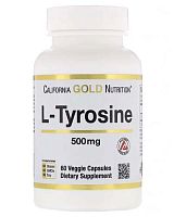 L-Tyrosine AjiPure 500 mg 60 капс (California Gold Nutrition)