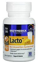 Lacto Most Advanced Dairy Digestion Formula (самая передовая молочная формула для пищеварения) 30 капсул (Enzymedica)