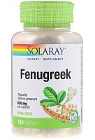 Fenugreek Seed (Пажитник) 620 мг 180 капсул (Solaray)