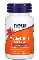 Methyl (Метил B-12) 1000 мкг 100 пастилок (NOW)
