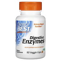 Digestive Enzymes (пищеварительные ферменты) 90 вегетарианских капсул (Doctor's Best)