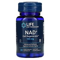 NAD+ Cell Regenerator (регенератор НАД) 100 мг 30 вег. капсул (Life Extension)