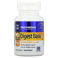 Digest Basic Essential Enzyme Formula (состав с основными ферментами) 30 капсул (Enzymedica)