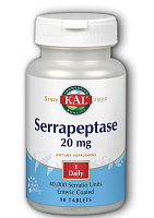 Serrapeptase (Серрапептаза) 20 мг 90 таблеток (KAL)