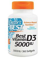 Best Vitamin D-3 5000 МЕ 360 капс (Doctor's Best)