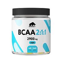 BCAA 2:1:1 2900 мг 240 капс (Prime Kraft)