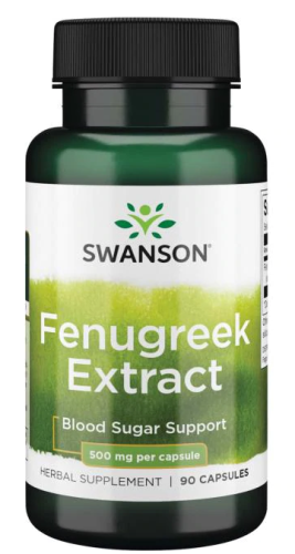 Fenugreek Extract (Экстракт пажитника) 500 мг 90 капсул (Swanson)