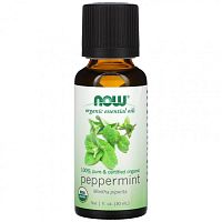 Organic Essential Oils Peppermint (Эфирные масла, перечная мята) 30 мл (Now)