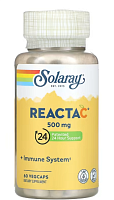 Reacta-C 500 мг 60 вег капсул (Solaray)