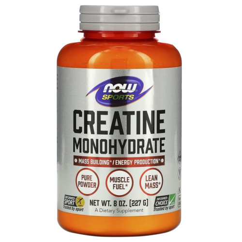 Creatine Monohydrate Powder (Креатин моногидрат) 227 гр (NOW)