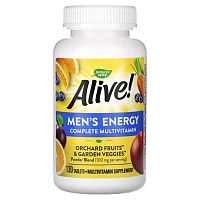 Alive! Men’s Energy Complete Multivitamin (мультивитаминный комплекс для мужчин) 130 таблеток (Nature's Way)