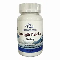Strength Tribulus 90% saponins (трибулус 90% сапонинов) 1000 мг 60 таблеток (Norway Nature)