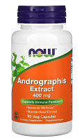 Andrographis Extract (Экстракт андрографиса) 400 мг 90 вег капсул (NOW)