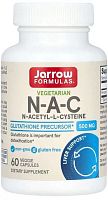 NAC (N-ацетил-L-цистеин) 500 мг 60 вег капсул (Jarrow Formulas)