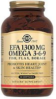 EFA 1300 мг Omega 3-6-9 (Fish, Flax, Borage) 60 капсул (Solgar)