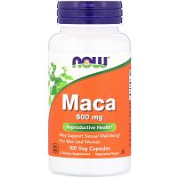 Maca (Мака Перуанская) 500 мг 100 капсул (NOW)