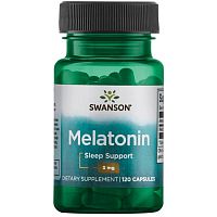 Melatonin (Мелатонин) 3 мг 120 капсул (Swanson)