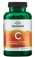 Buffered Vitamin C with Bioflavonoids (Буферизованный витамин С с биофлавоноидами) 500 мг 100 капсул (Swanson)