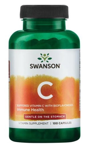Buffered Vitamin C with Bioflavonoids (Буферизованный витамин С с биофлавоноидами) 500 мг 100 капсул (Swanson)