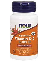 Vitamin D-3 5000 ME 240 капс (NOW)