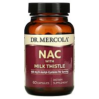 NAC with Milk Thistle (НАК С РАСТОРОПШЕЙ) 500 мг 60 капсул (Dr. Mercola)