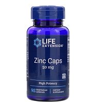 Zinc 50 мг 90 капсул (Life Extension)