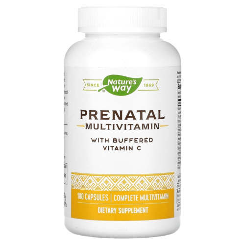  PRENATAL Multivitamin with Buffered Vitamin C (Мультивитамины для беременных с буферизованным витамином C) 180 капсул