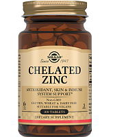 Chelated Zinc 22 мг 100 таблеток (Solgar)